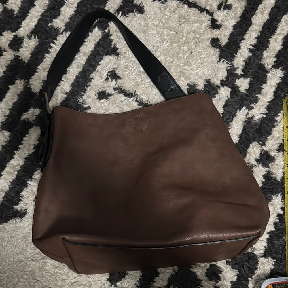 Brown Leather Shoulder Bag